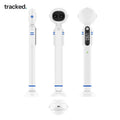 Toise connectée Tracked Grow vue de côté, de face et de dos